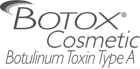 Botox cosmetics logo. Botox cosmetics logo.